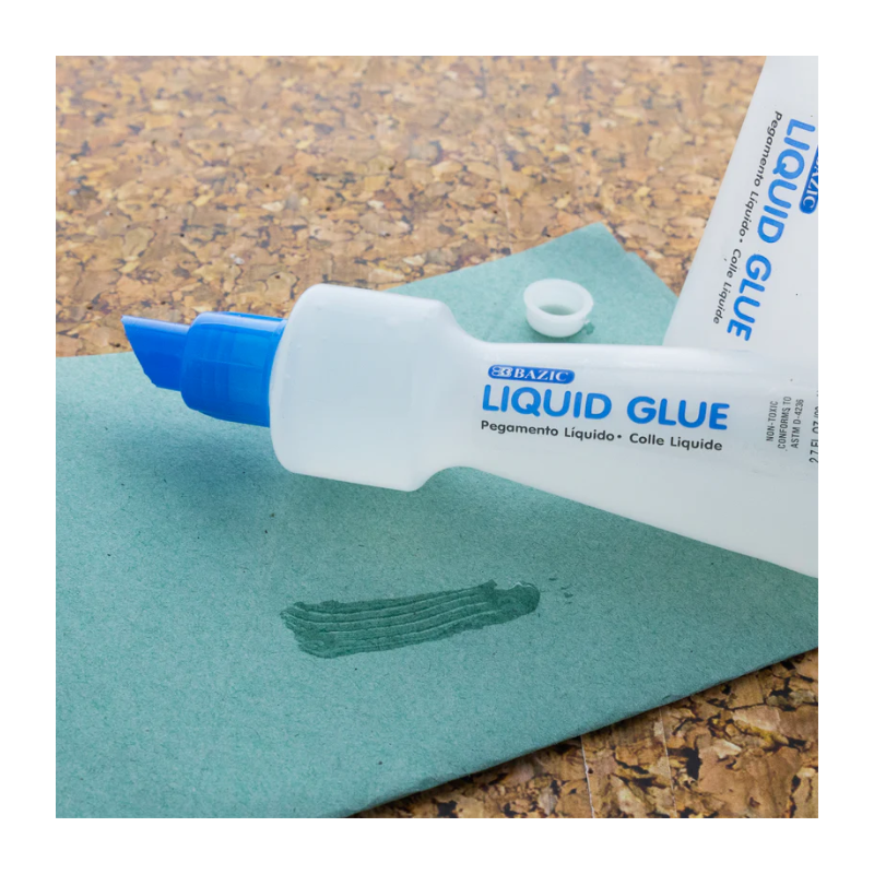 BAZIC 2.7oz / 80ml Clear Glue (2/Pack)