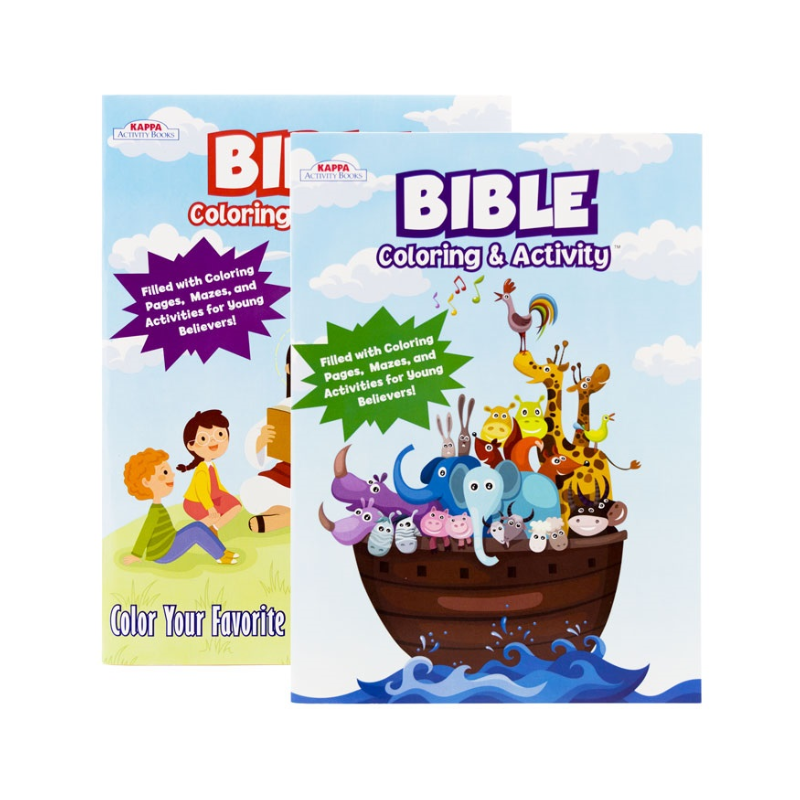 BAZIC KAPPA Favourite Bible Stories Colouring & Activity Book