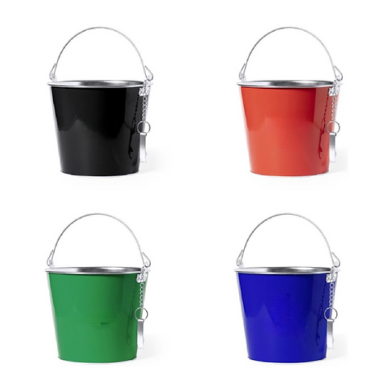 Duken Metal Ice Bucket with Opener