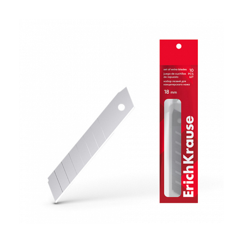 Erich Krause 18mm Replacement Cutter Blades (10/Pack)