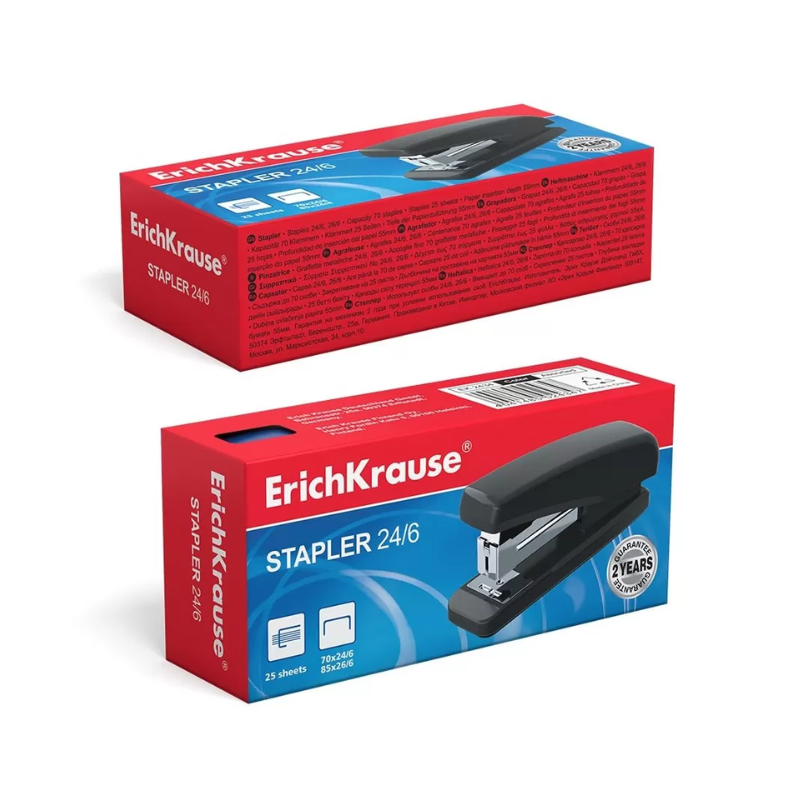 Erich Krause Speed Clip Classic Standard Stapler
