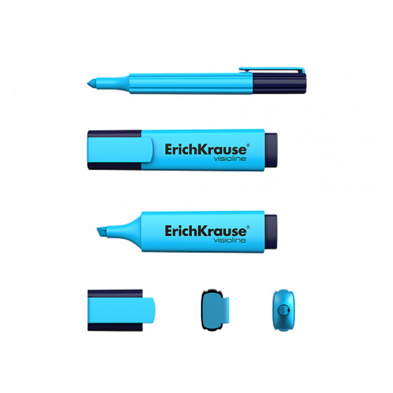 Erich Krause Visioline V-20 Highlighter - Blue