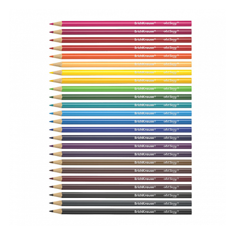 Erich Krause Artberry Triangular Coloured Pencils (24/Pack)