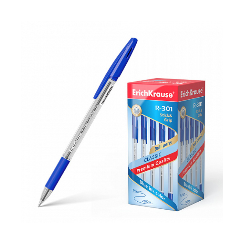 Erich Krause R-301 Ballpoint Pen - Blue