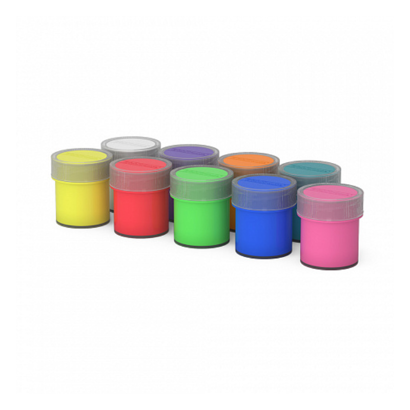 Erich Krause 20ml Gouache Paint Set (9/Pack) - Neon