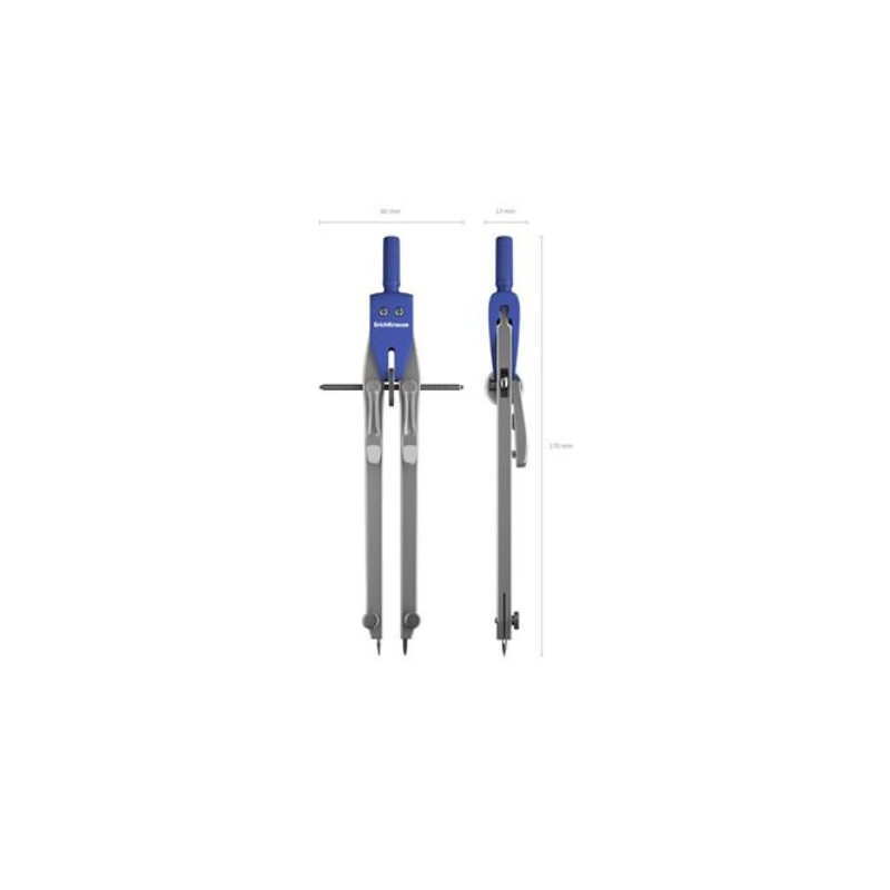 Erich Krause 3pc Compass Drawing Set