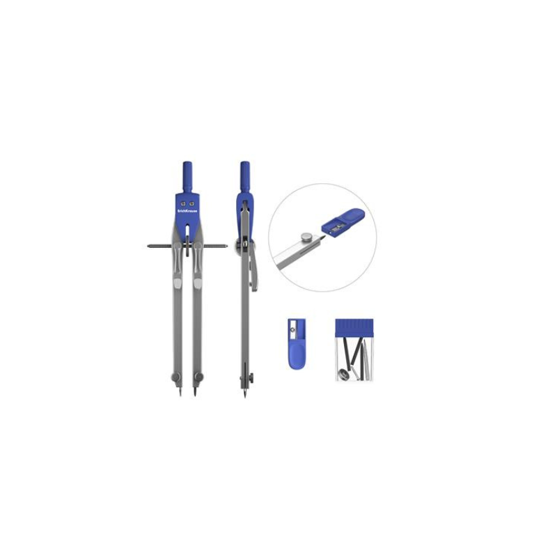Erich Krause 3pc Compass Drawing Set