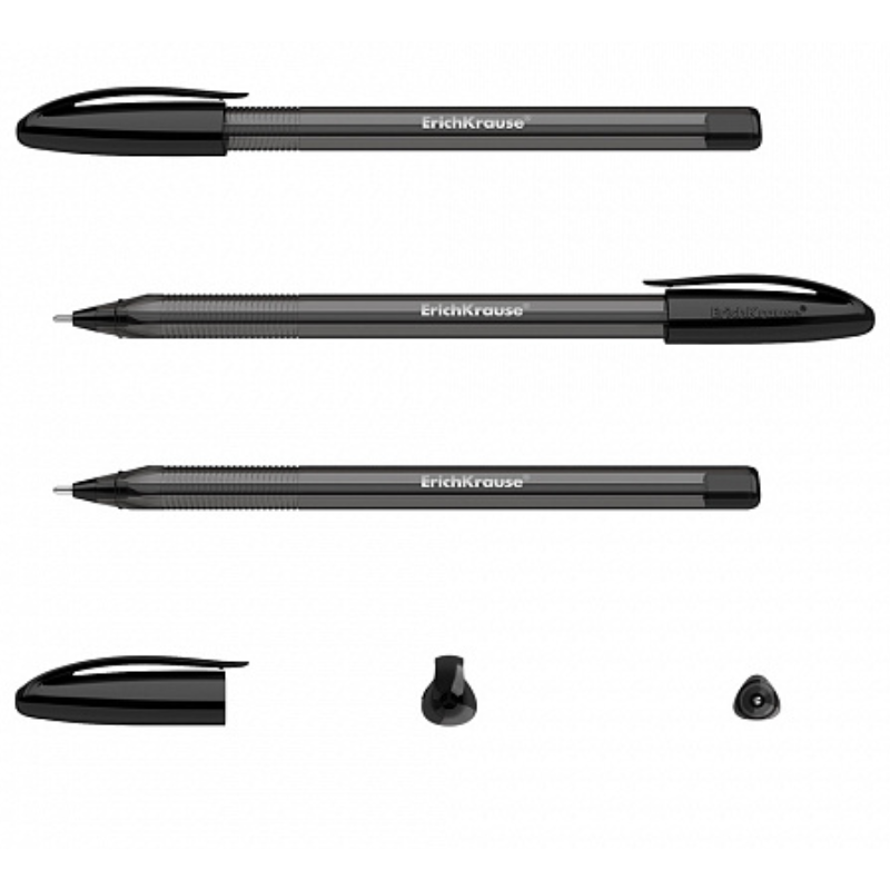 Erich Krause U-108 Ultra Glide 1.0mm Ballpoint Pen - Black