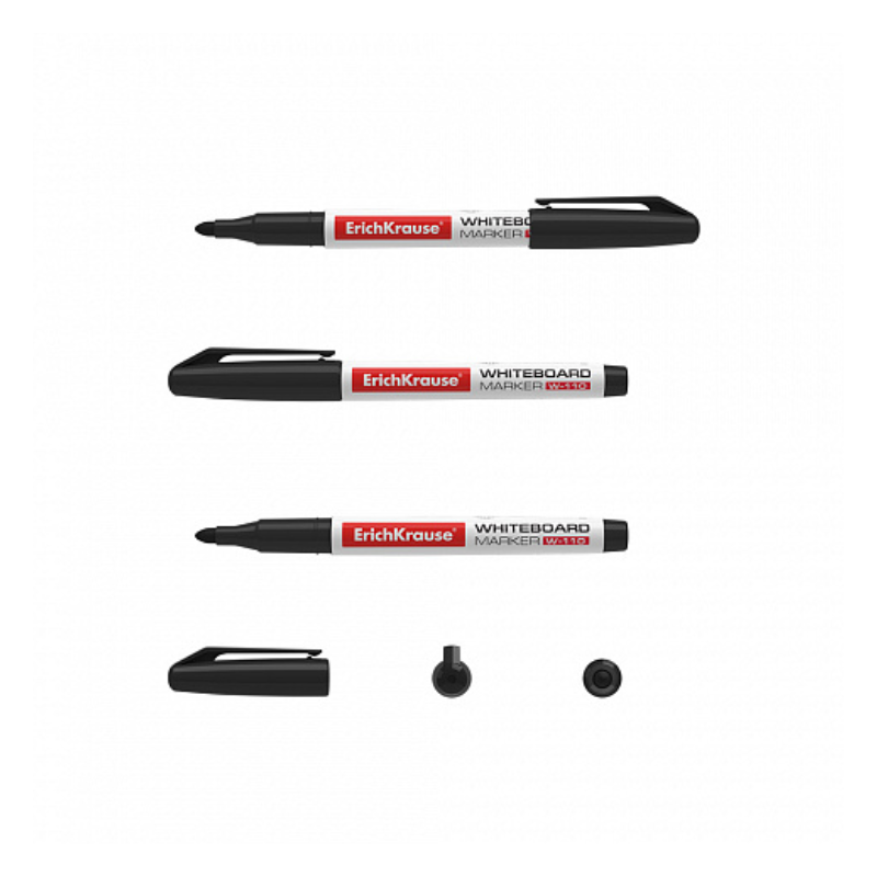 Erich Krause W-110 Whiteboard Marker - Black