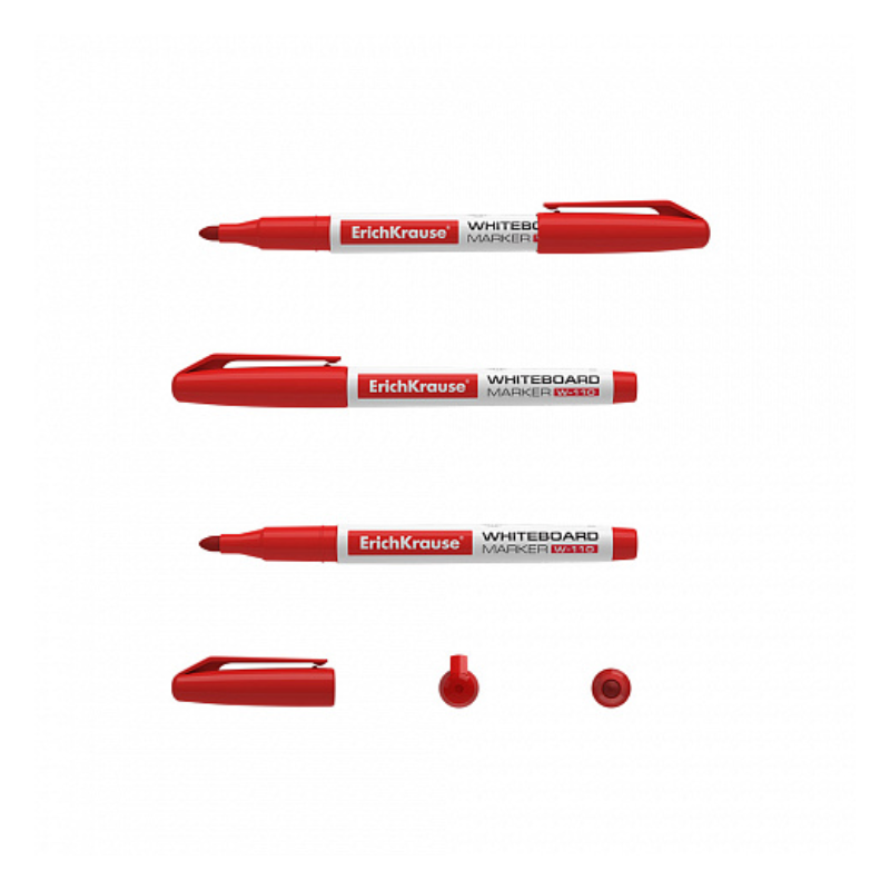 Erich Krause W-110 Whiteboard Marker - Red