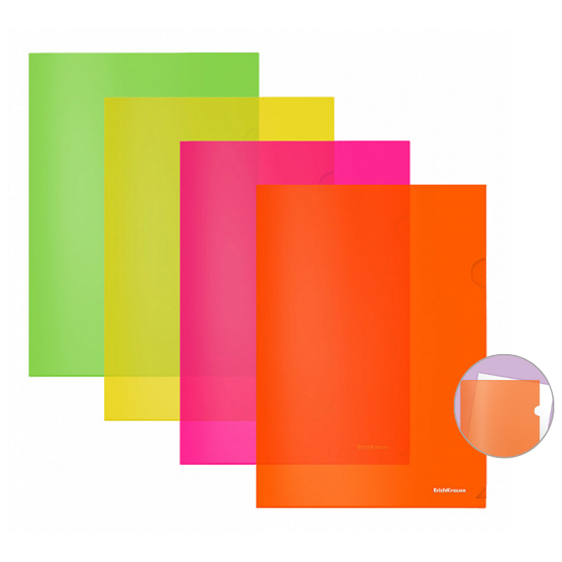 Erich Krause Glossy Neon A4 Folder