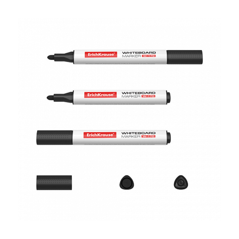 Erich Krause W-170 Whiteboard Marker - Black