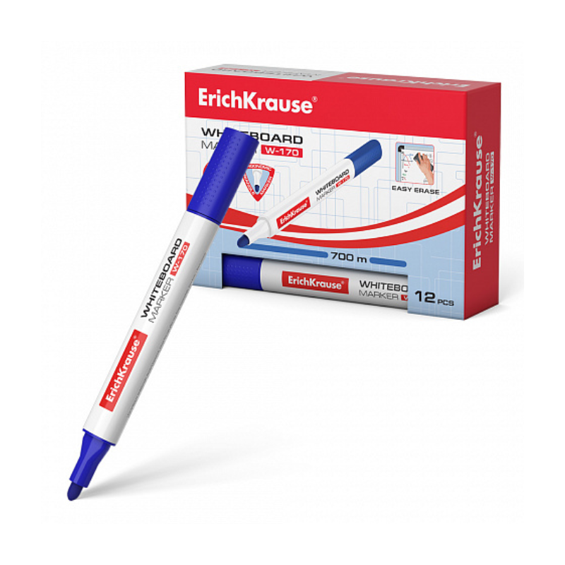 Erich Krause W-170 Whiteboard Marker - Blue