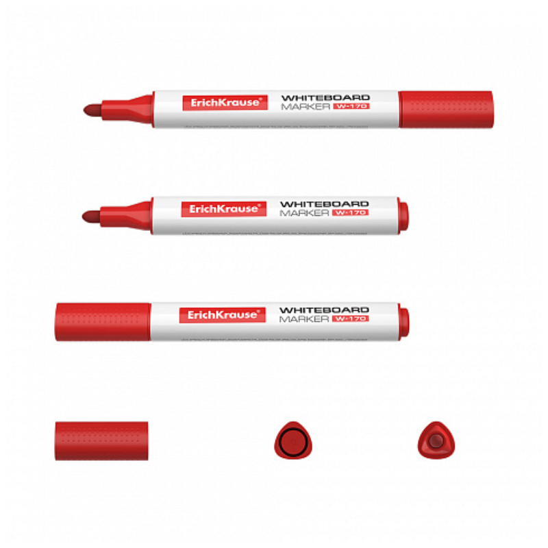 Erich Krause W-170 Whiteboard Marker - Red