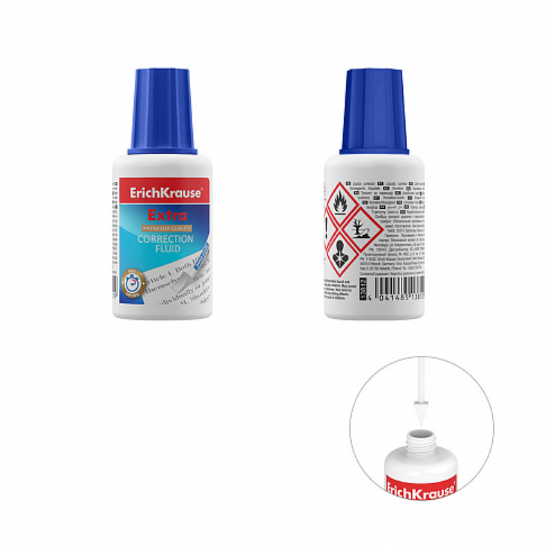 Erich Krause 20g Correction Fluid with Sponge