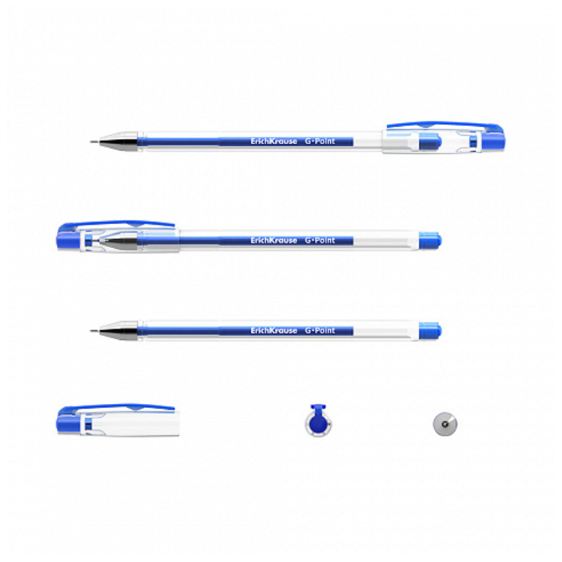 Erich Krause G-Point 0.38mm Gel Pen - Blue