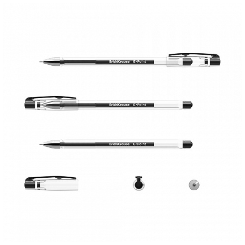 Erich Krause G-Point 0.38mm Gel Pen - Black