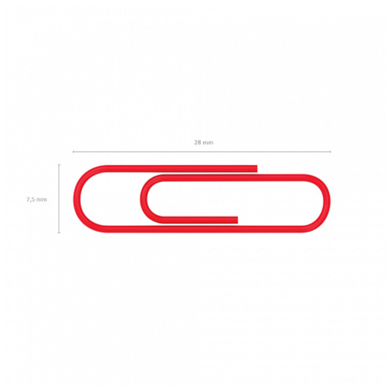 Erich Krause Magnetic Paper Clips Holder with 100 Paper Clips