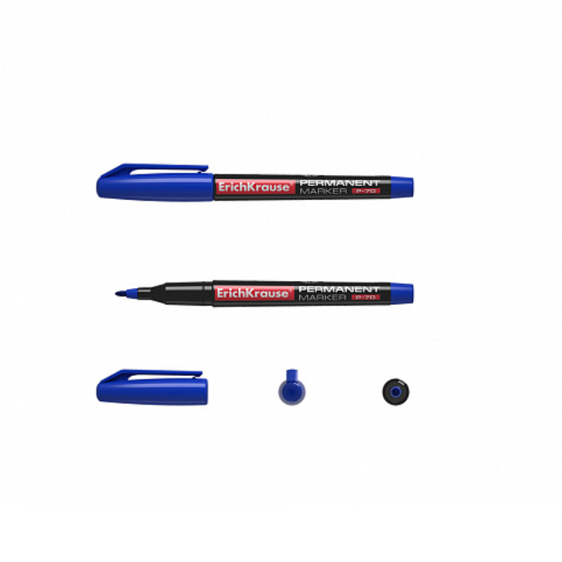 Erich Krause P-70 Permanent Marker - Blue
