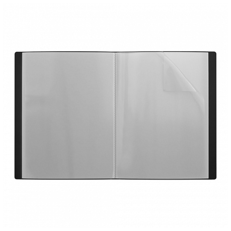 Erich Krause Matte Classic A4 10 Pocket Display Book - Black