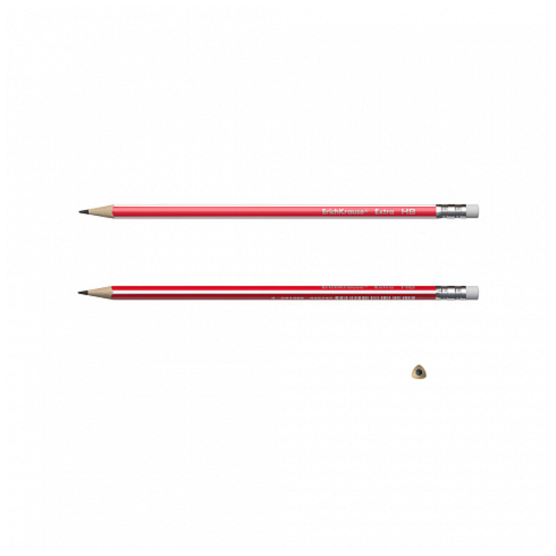 Erich Krause Extra Triangular HB Pencil (3/Pack)