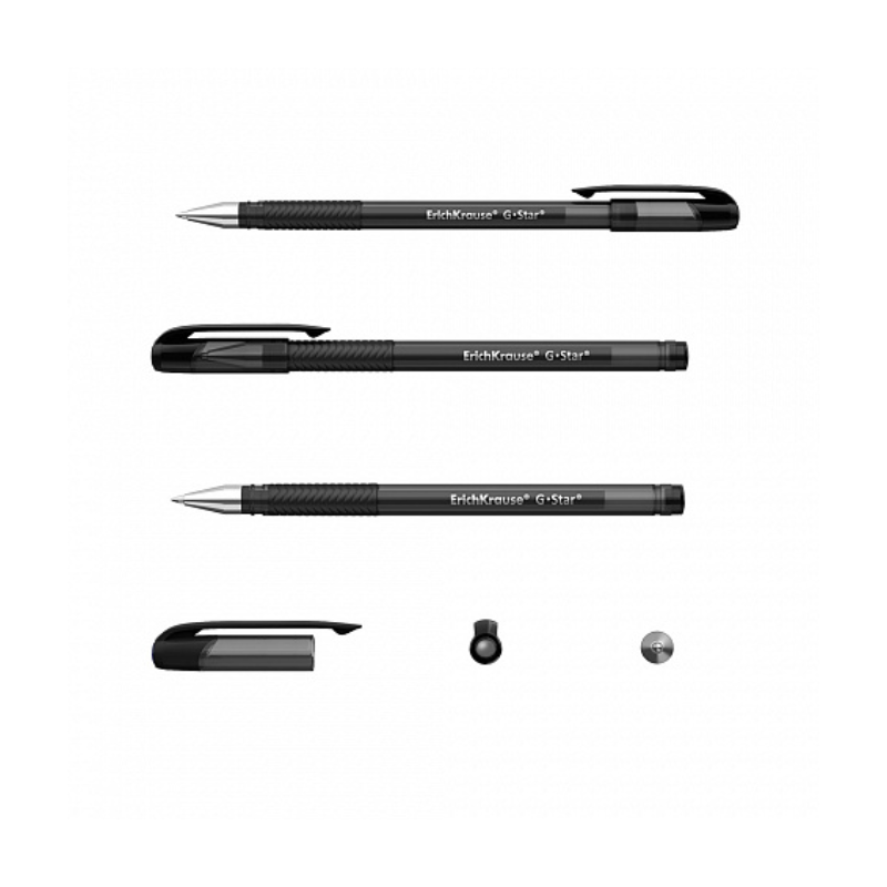 Erich Krause G-Star 0.5mm Gel Pen - Black
