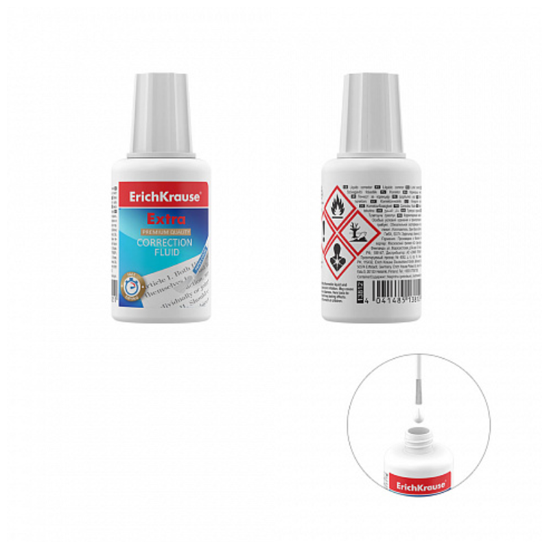 Erich Krause 20g Correction Fluid with Brush