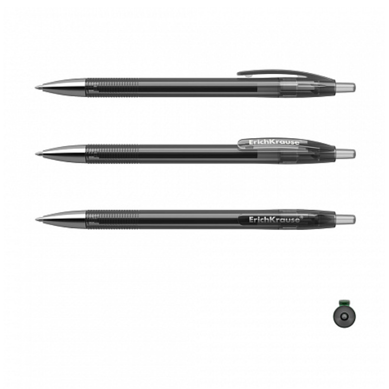 Erich Krause R-301 0.5mm Retractable Gel Pen - Black