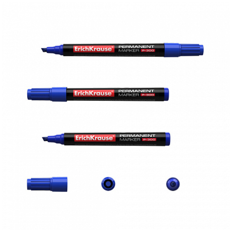 Erich Krause P-300 Permanent Marker - Blue