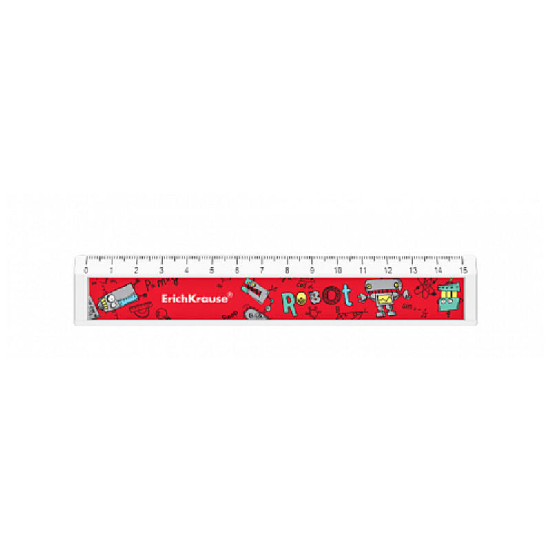 Erich Krause 15cm Plastic Ruler - Boys