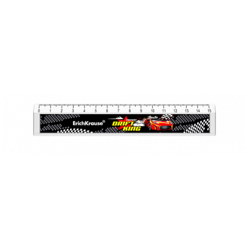 Erich Krause 15cm Plastic Ruler - Boys