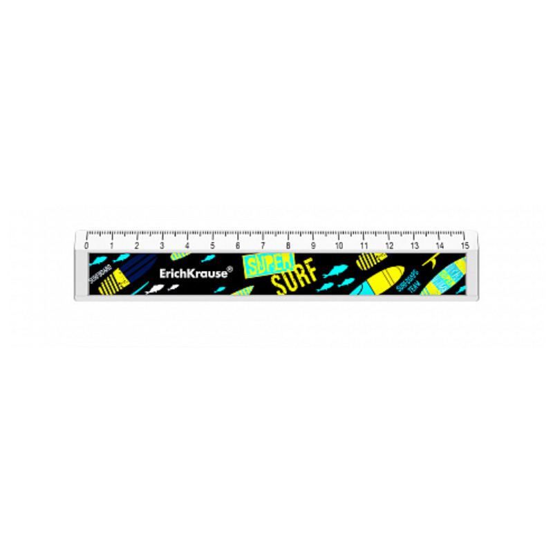 Erich Krause 15cm Plastic Ruler - Boys