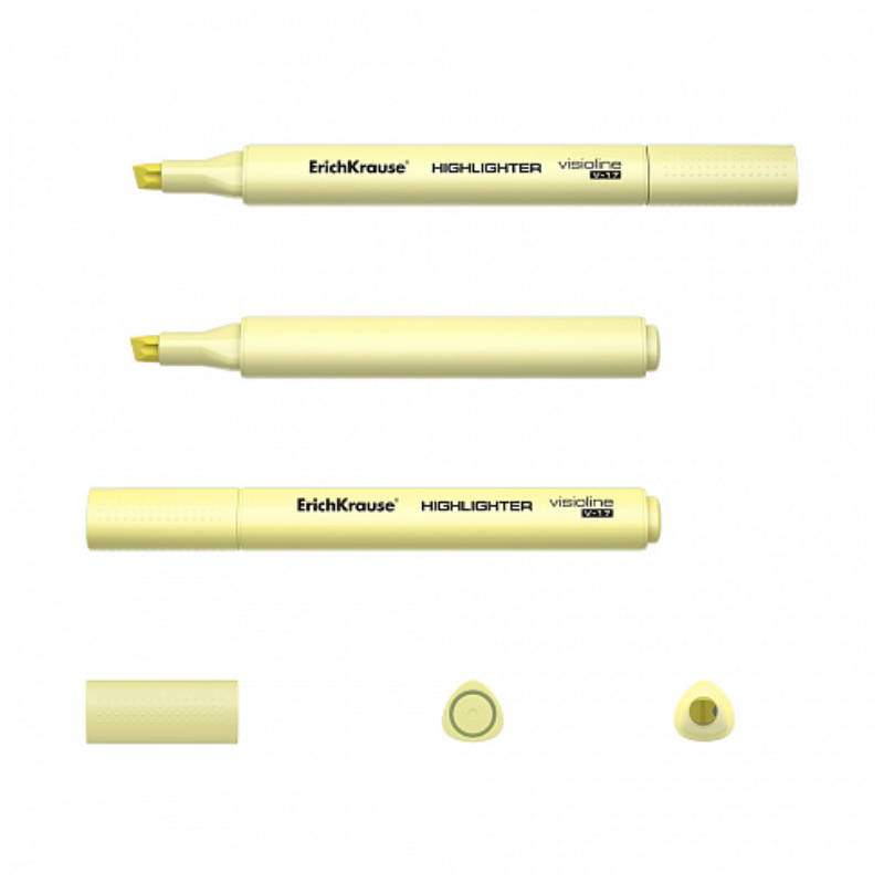 Erich Krause Visioline V-17 Pastel Highlighter - Yellow