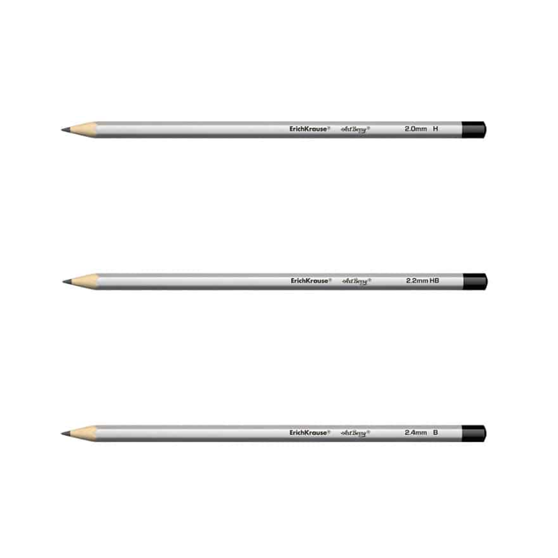 Erich Krause Art Hexagonal Graphite Pencil (3/Pack)