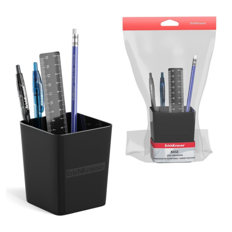 Erich Krause Base Pen Holder Set - Black