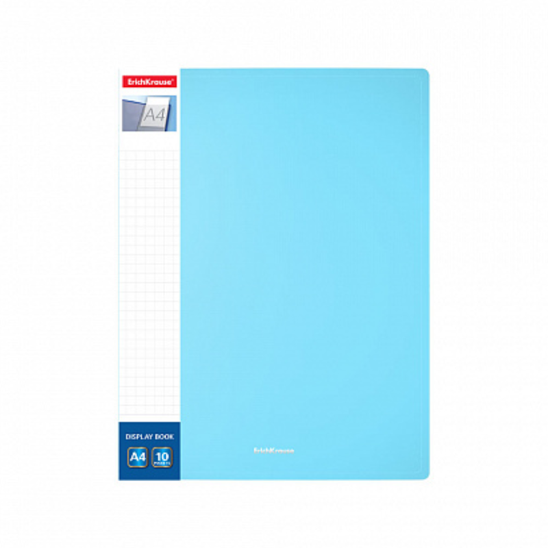 Erich Krause Diagonal A4 20 Pocket Display Book - Pastel