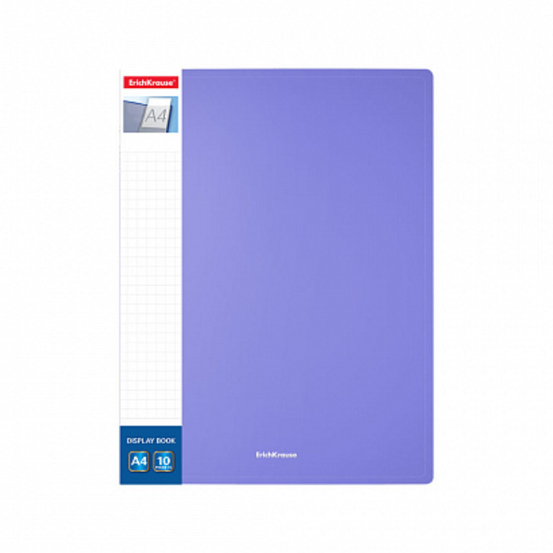 Erich Krause Diagonal A4 20 Pocket Display Book - Pastel