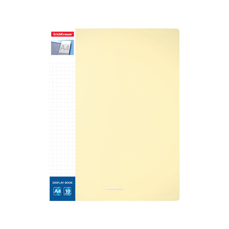 Erich Krause Diagonal A4 20 Pocket Display Book - Pastel