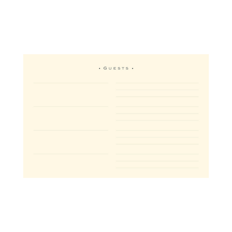 Peter Pauper Classic Black Guest Book