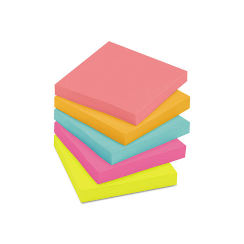 3M Neon 3" X 3" Post-it Notes (500 Sheets)