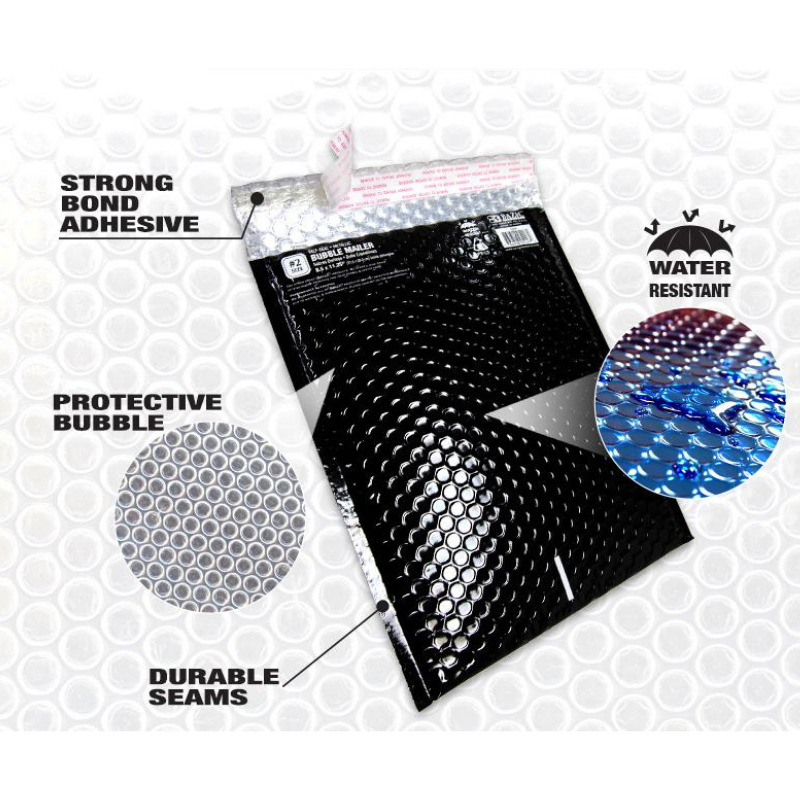 BAZIC 10.5" x 15" (#5) Metallic Bubble Mailer