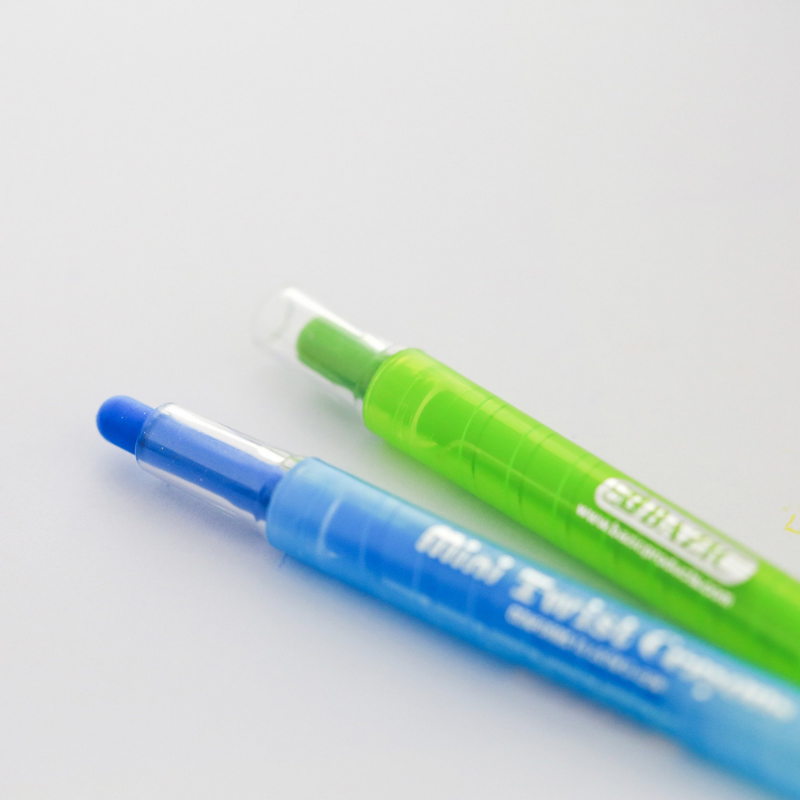 BAZIC Mini Propelling Crayons (10/Pack)