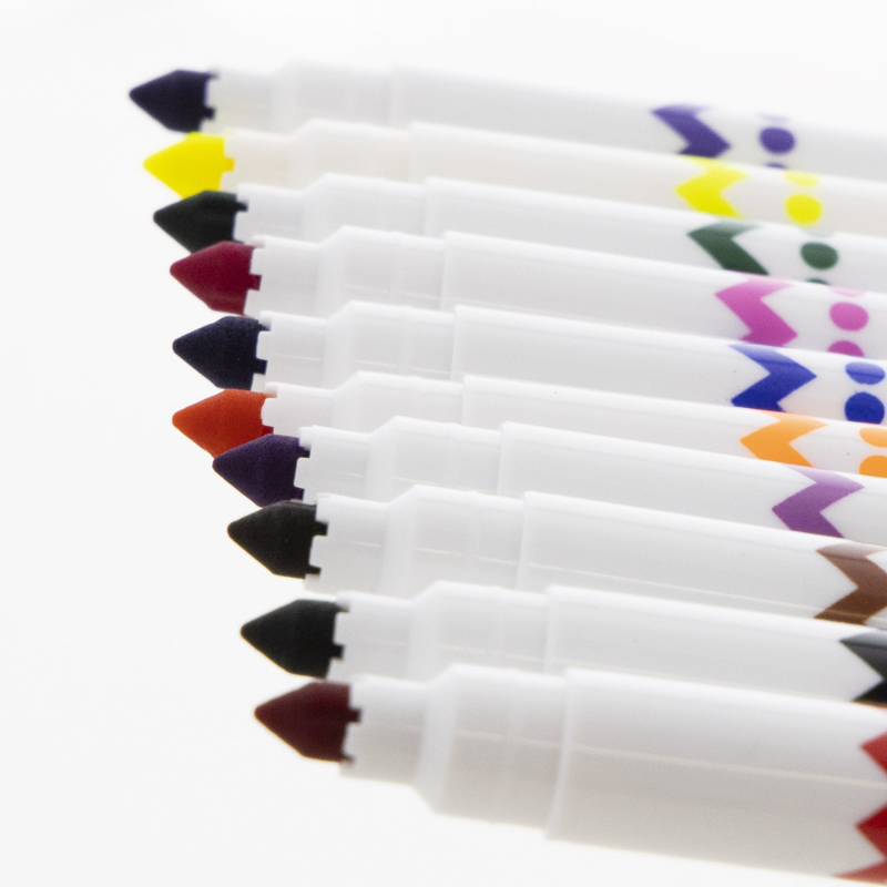 BAZIC Super Tip Washable Markers (10/Pack)