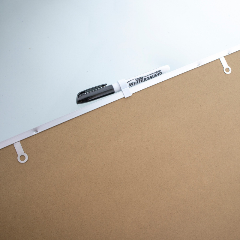 BAZIC 16" X 20" Aluminium Framed Magnetic Dry Erase Board