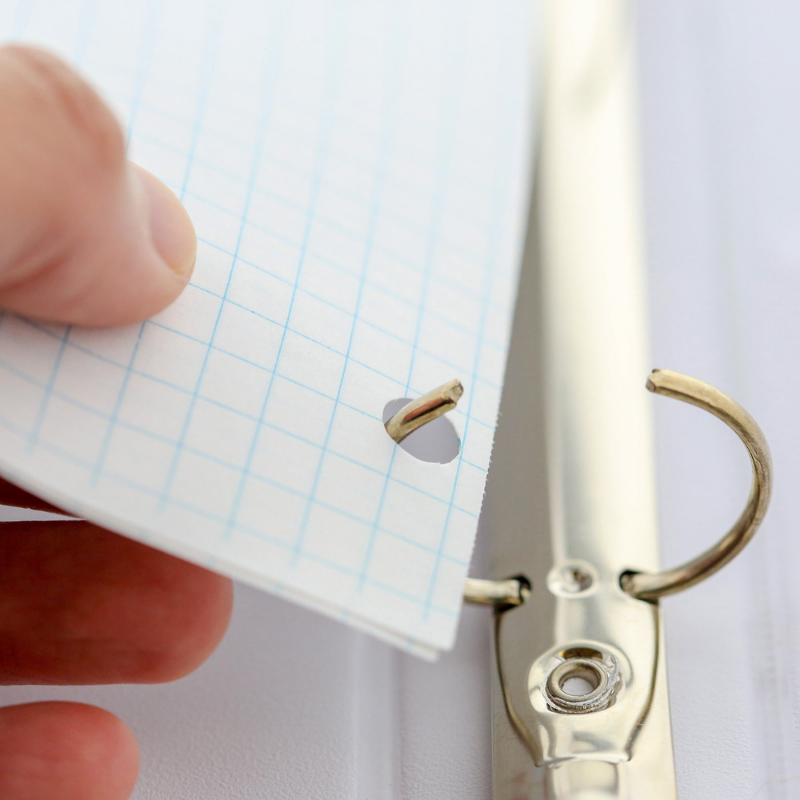 BAZIC 1" Asst. Color 3- Ring Binder w/ 2-Pockets