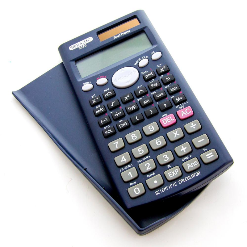 BAZIC 240 Function Scientific Calculator w/ Slide-On Case