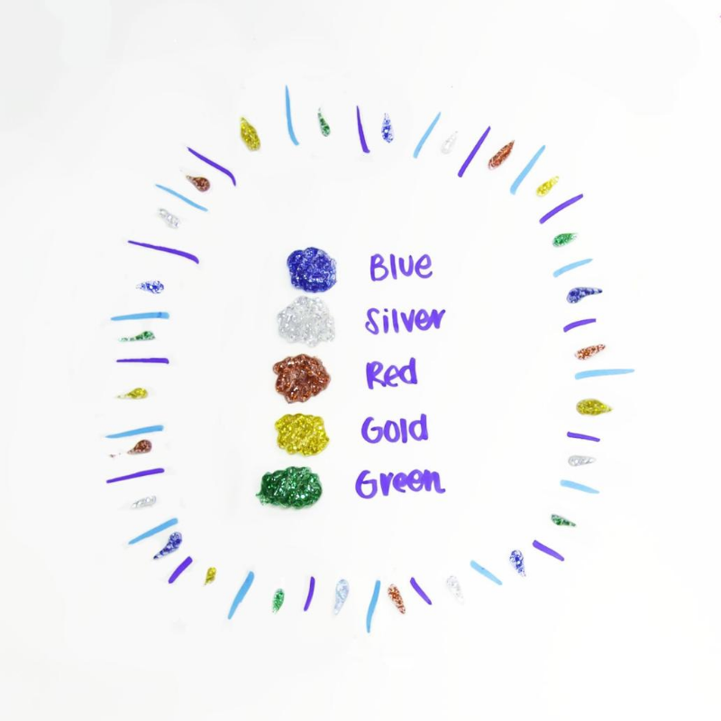 BAZIC 4 Oz. (120 mL) Classic Color Glitter Glue