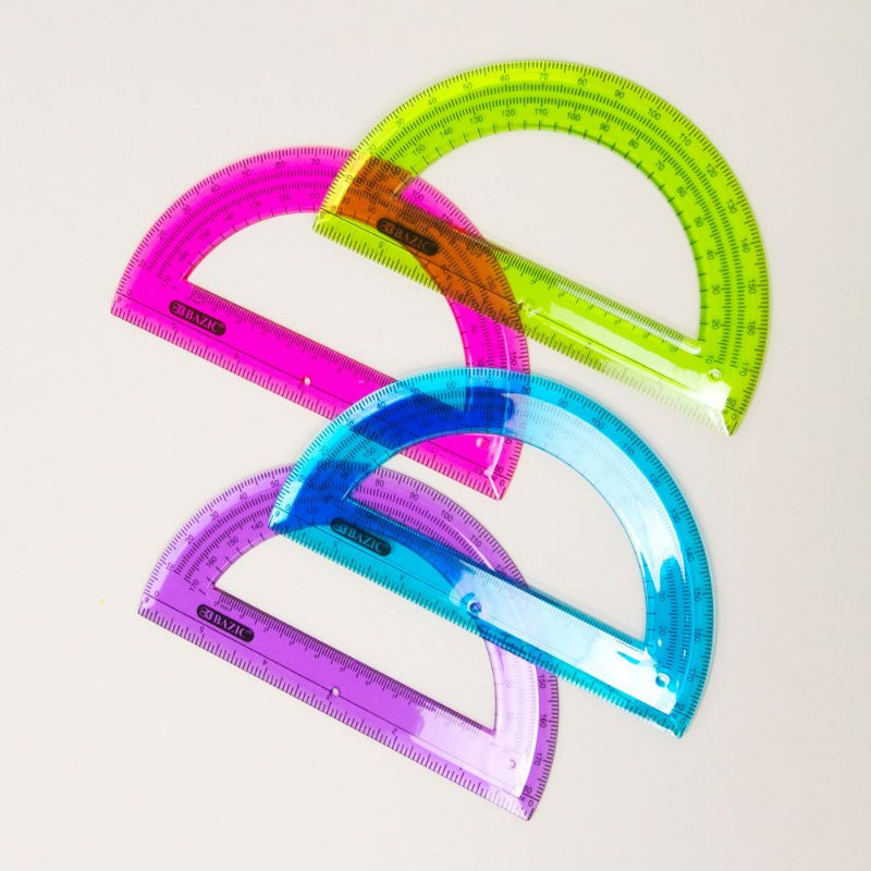 BAZIC 5pc School Kit w/ Zipper Pouch