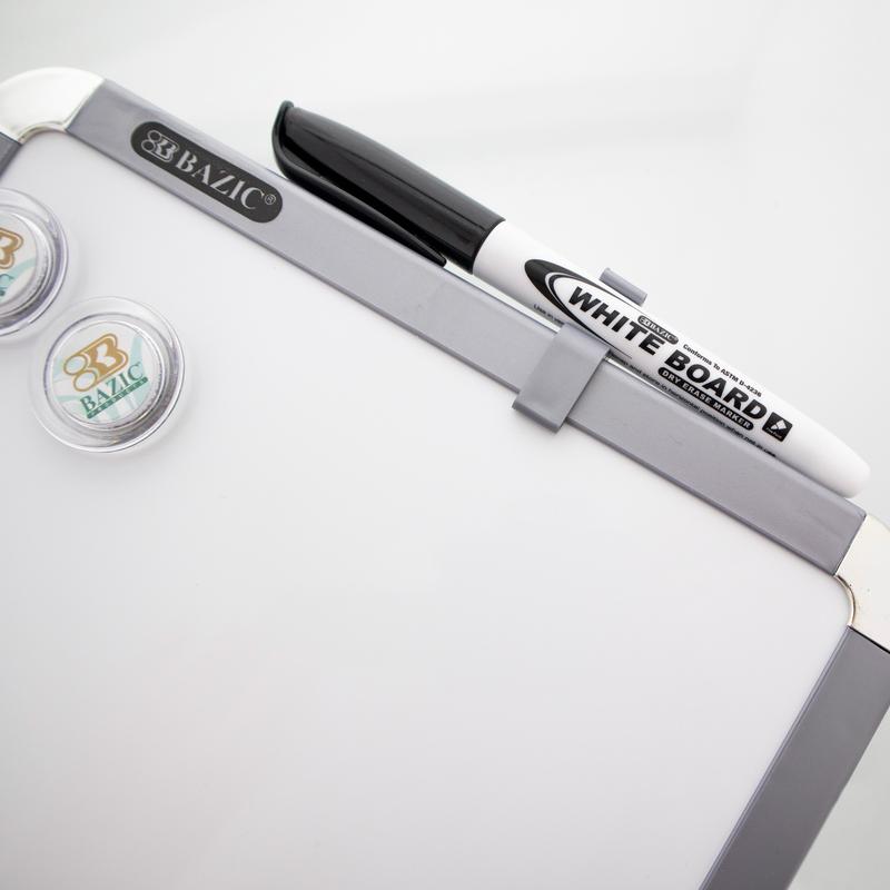 BAZIC 8.5" X 11" Magnetic Dry Erase Board w/ Marker & 2 Magnets