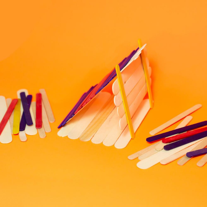 BAZIC Jumbo Colored Craft Stick (50/Pack)